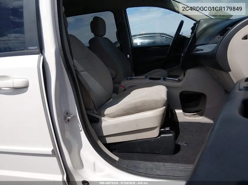 2012 Dodge Grand Caravan Sxt VIN: 2C4RDGCG1CR179849 Lot: 45678338