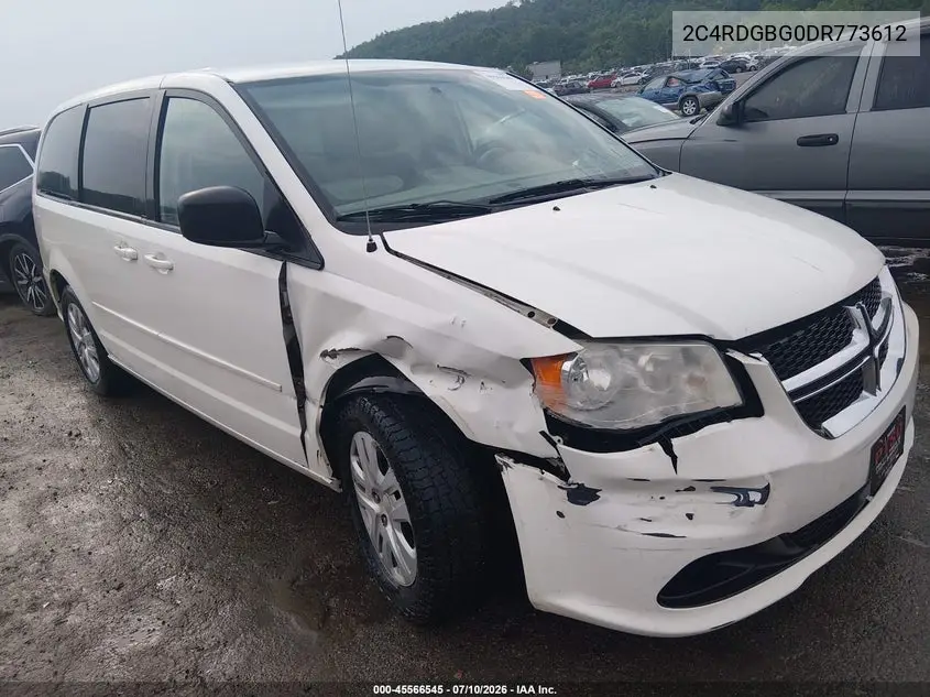 2013 Dodge Grand Caravan Se VIN: 2C4RDGBG0DR773612 Lot: 45566545
