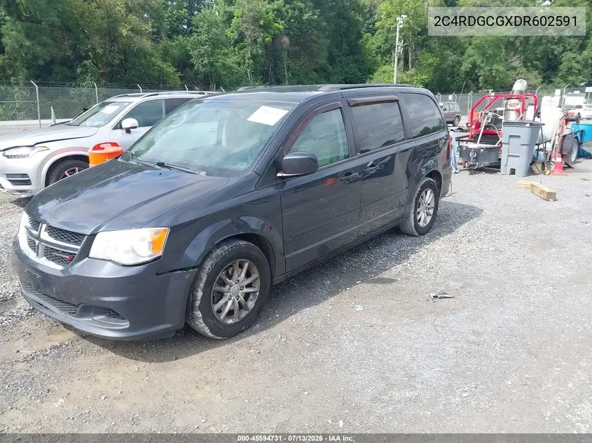 2013 Dodge Grand Caravan Sxt VIN: 2C4RDGCGXDR602591 Lot: 45594731