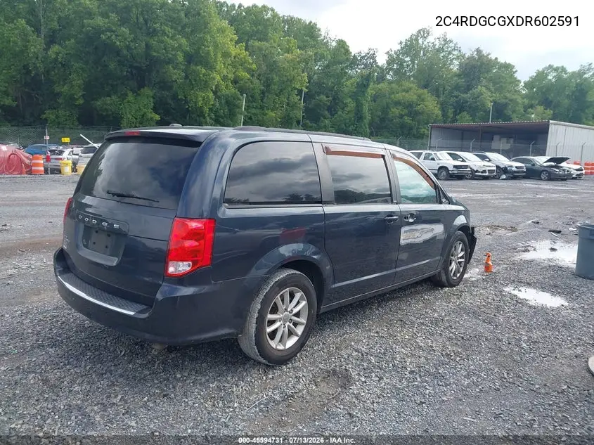 2013 Dodge Grand Caravan Sxt VIN: 2C4RDGCGXDR602591 Lot: 45594731