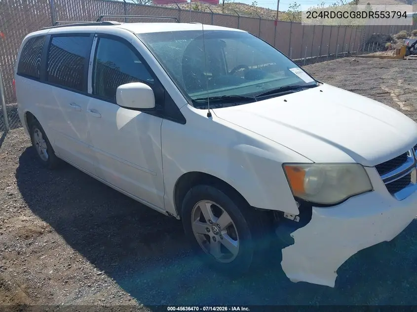2013 Dodge Grand Caravan Sxt VIN: 2C4RDGCG8DR553794 Lot: 45636470