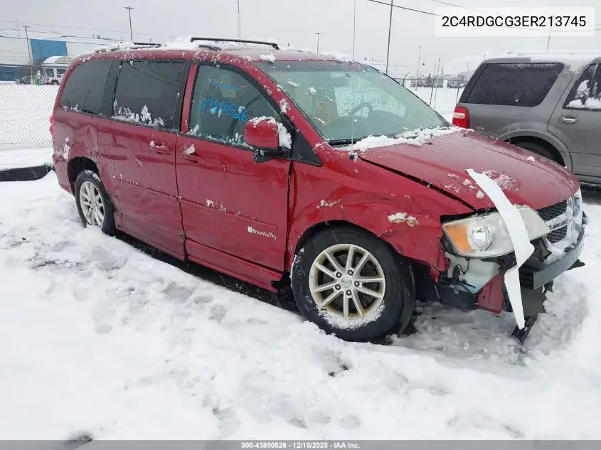 2C4RDGCG3ER213745 2014 Dodge Grand Caravan Sxt