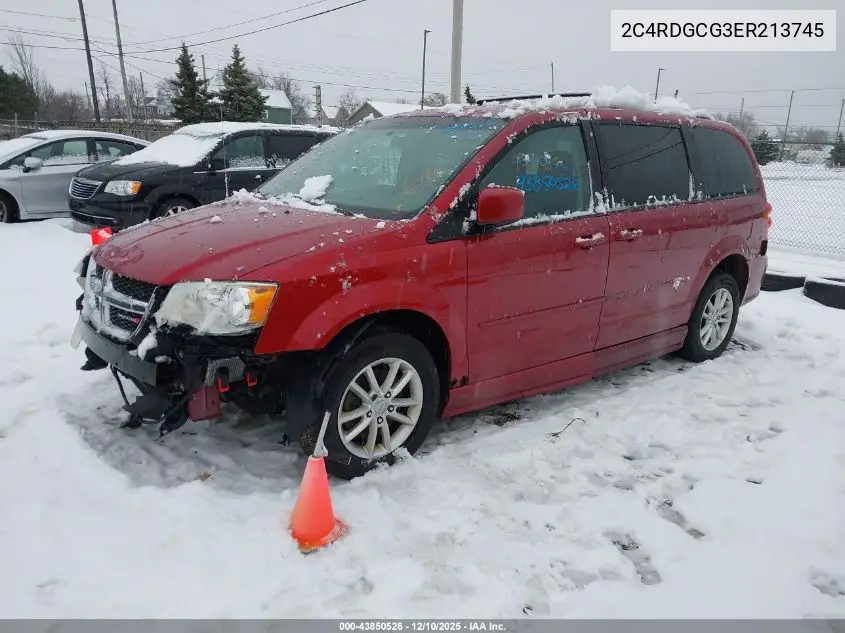 2C4RDGCG3ER213745 2014 Dodge Grand Caravan Sxt