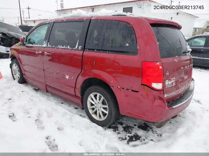 2C4RDGCG3ER213745 2014 Dodge Grand Caravan Sxt
