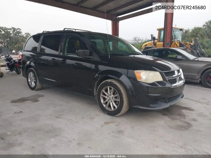 2C4RDGCG7ER245680 2014 Dodge Grand Caravan Sxt