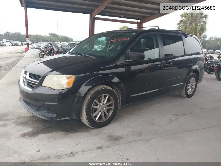 2C4RDGCG7ER245680 2014 Dodge Grand Caravan Sxt