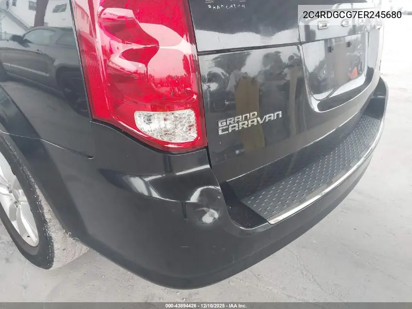 2C4RDGCG7ER245680 2014 Dodge Grand Caravan Sxt