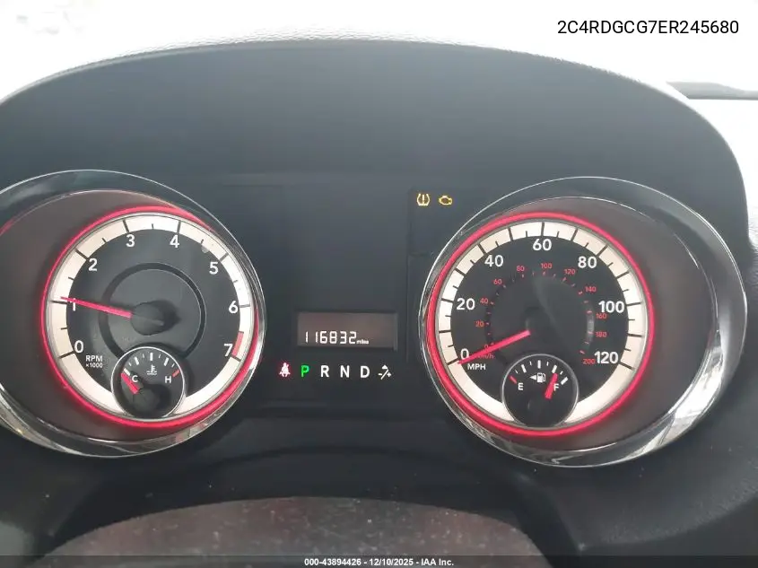 2C4RDGCG7ER245680 2014 Dodge Grand Caravan Sxt