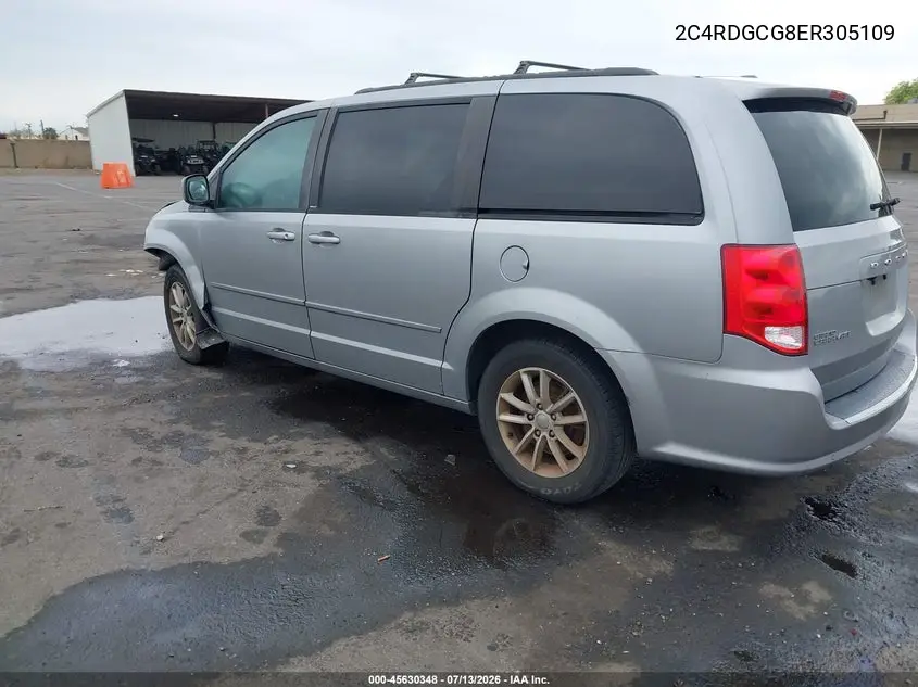 2014 Dodge Grand Caravan Sxt VIN: 2C4RDGCG8ER305109 Lot: 45630348