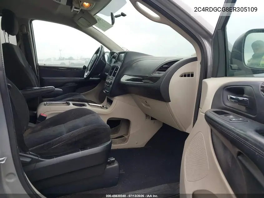 2014 Dodge Grand Caravan Sxt VIN: 2C4RDGCG8ER305109 Lot: 45630348