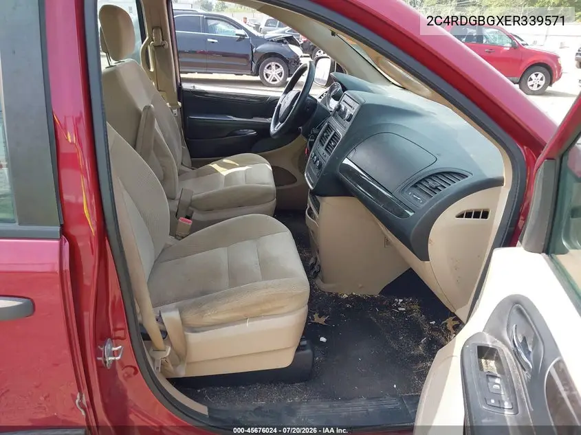 2014 Dodge Grand Caravan American Value Pkg VIN: 2C4RDGBGXER339571 Lot: 45676024