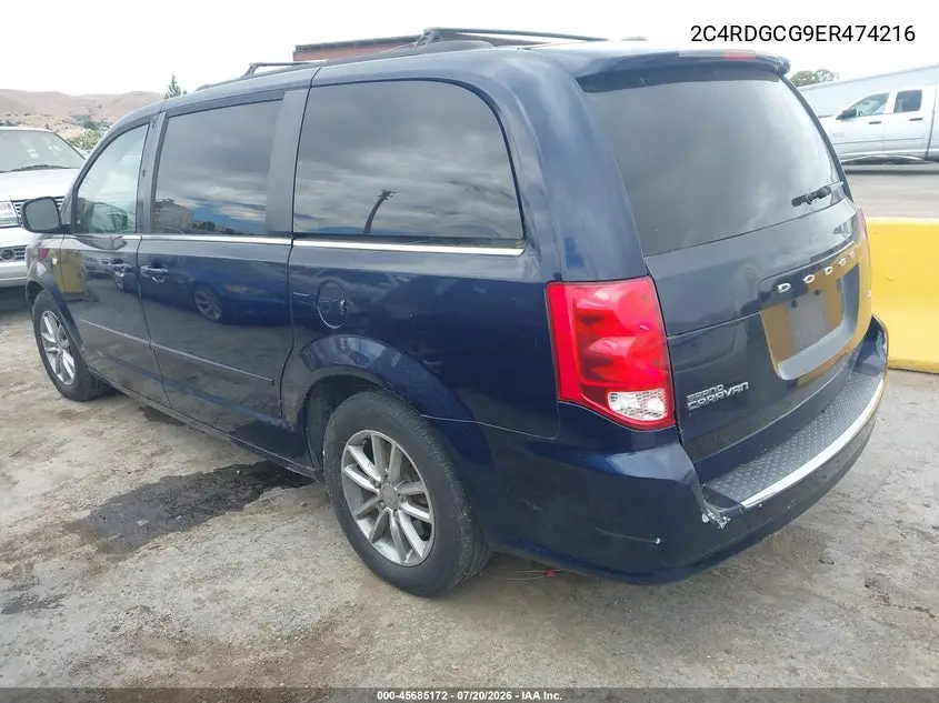 2014 Dodge Grand Caravan Sxt 30Th Anniversary VIN: 2C4RDGCG9ER474216 Lot: 45685172