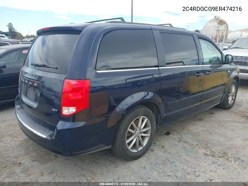2014 Dodge Grand Caravan Sxt 30Th Anniversary VIN: 2C4RDGCG9ER474216 Lot: 45685172
