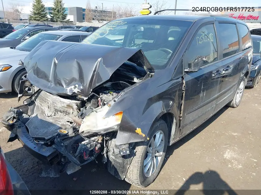 2015 Dodge Grand Caravan Se VIN: 2C4RDGBG1FR517725 Lot: 12580288