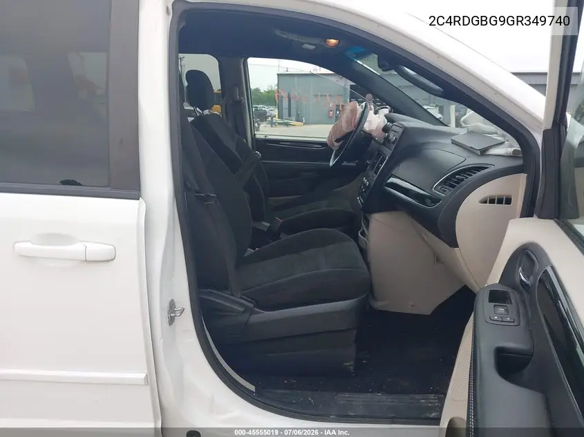 2016 Dodge Grand Caravan Se Plus VIN: 2C4RDGBG9GR349740 Lot: 45555019