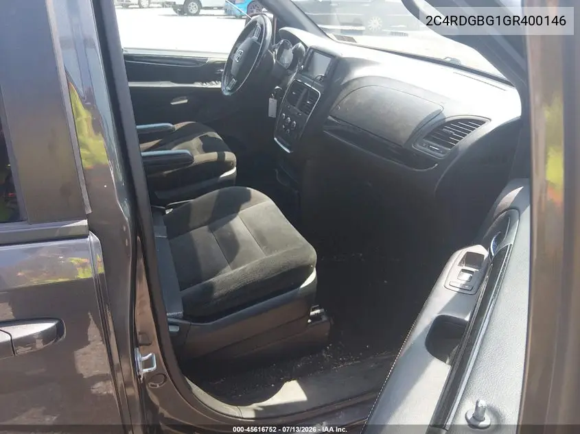 2016 Dodge Grand Caravan Se Plus VIN: 2C4RDGBG1GR400146 Lot: 45616752