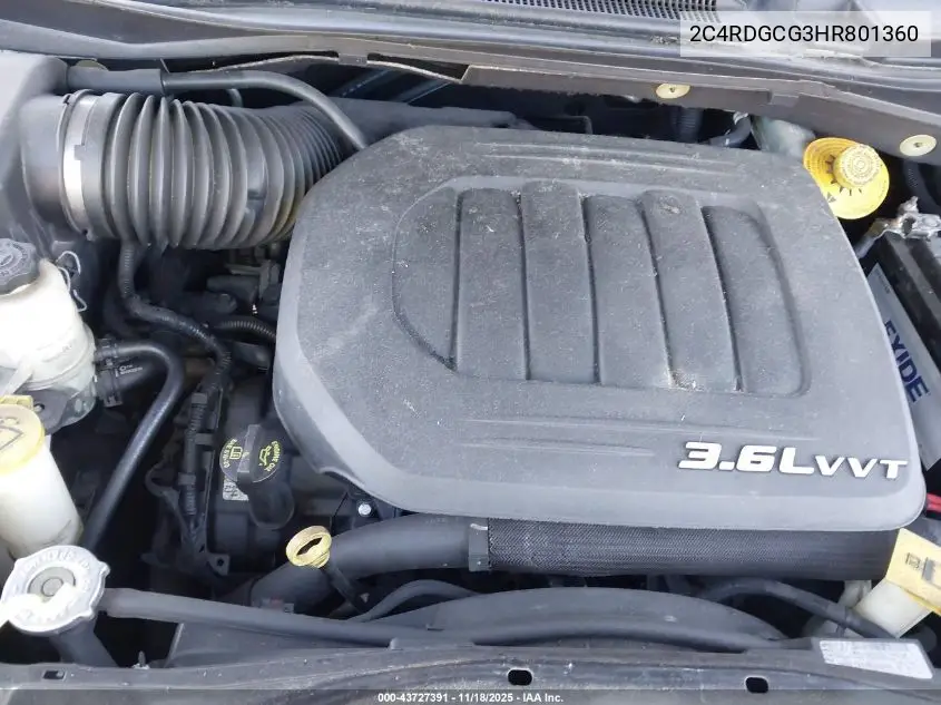 2C4RDGCG3HR801360 2017 Dodge Grand Caravan Sxt