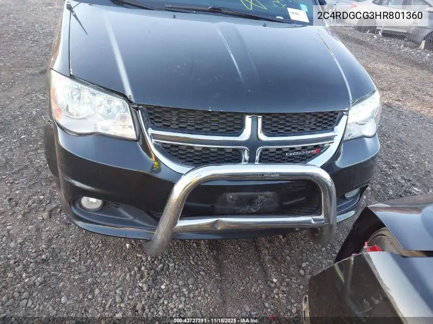 2C4RDGCG3HR801360 2017 Dodge Grand Caravan Sxt