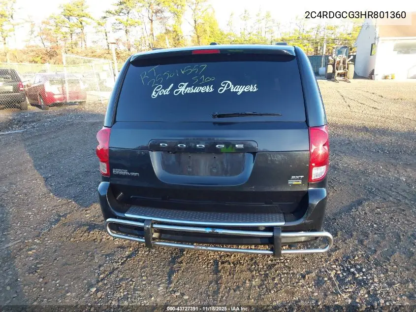 2C4RDGCG3HR801360 2017 Dodge Grand Caravan Sxt
