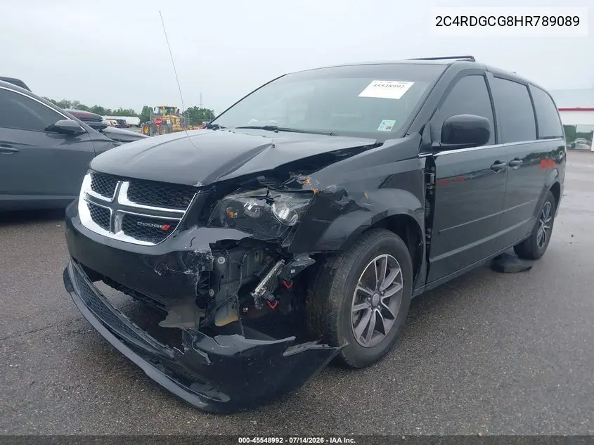 2017 Dodge Grand Caravan Sxt VIN: 2C4RDGCG8HR789089 Lot: 45548992