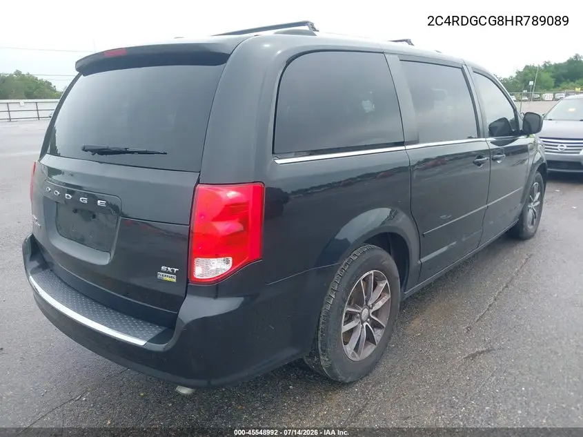2017 Dodge Grand Caravan Sxt VIN: 2C4RDGCG8HR789089 Lot: 45548992