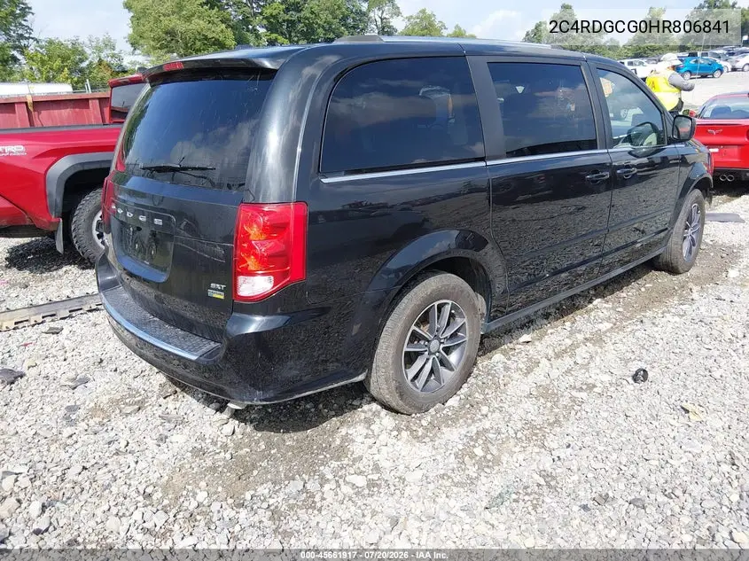 2017 Dodge Grand Caravan Sxt VIN: 2C4RDGCG0HR806841 Lot: 45661917