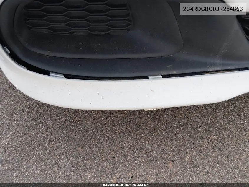 2018 Dodge Grand Caravan Se VIN: 2C4RDGBG0JR254863 Lot: 45313935