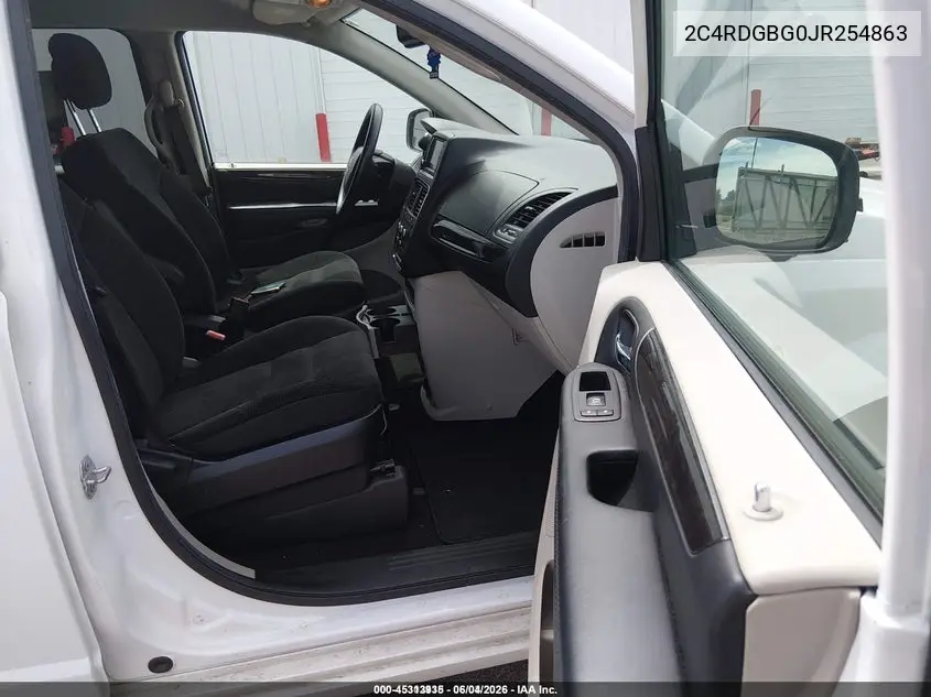 2018 Dodge Grand Caravan Se VIN: 2C4RDGBG0JR254863 Lot: 45313935