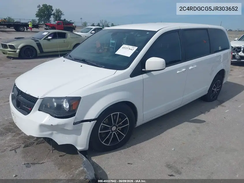 2018 Dodge Grand Caravan Sxt VIN: 2C4RDGCG5JR303652 Lot: 45337642