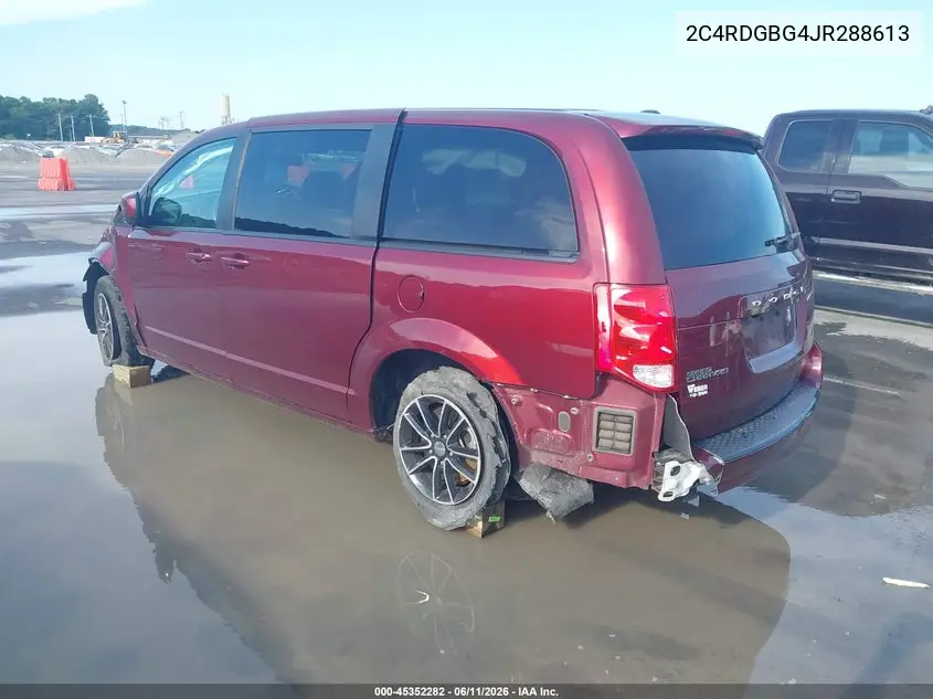2018 Dodge Grand Caravan Se Plus VIN: 2C4RDGBG4JR288613 Lot: 45352282