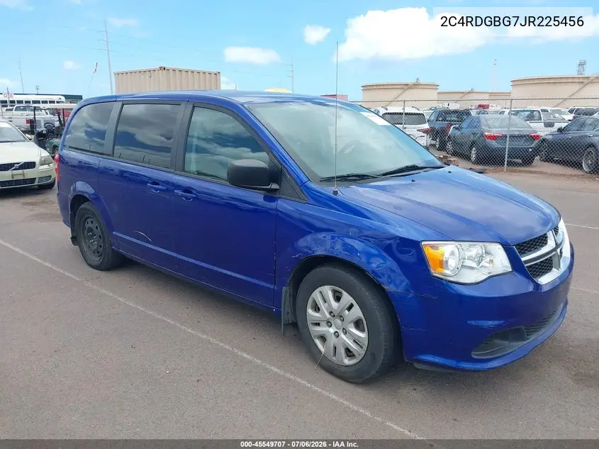 2018 Dodge Grand Caravan Se VIN: 2C4RDGBG7JR225456 Lot: 45549707
