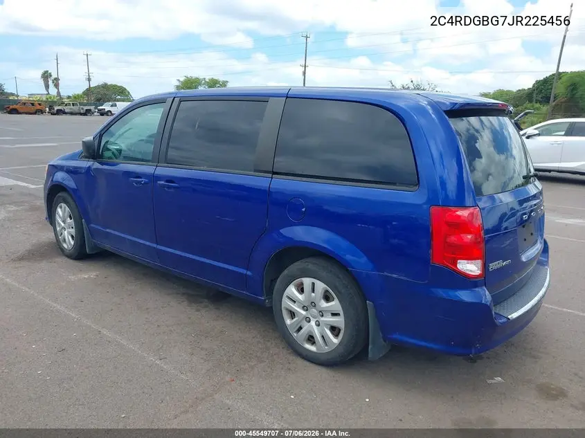 2018 Dodge Grand Caravan Se VIN: 2C4RDGBG7JR225456 Lot: 45549707