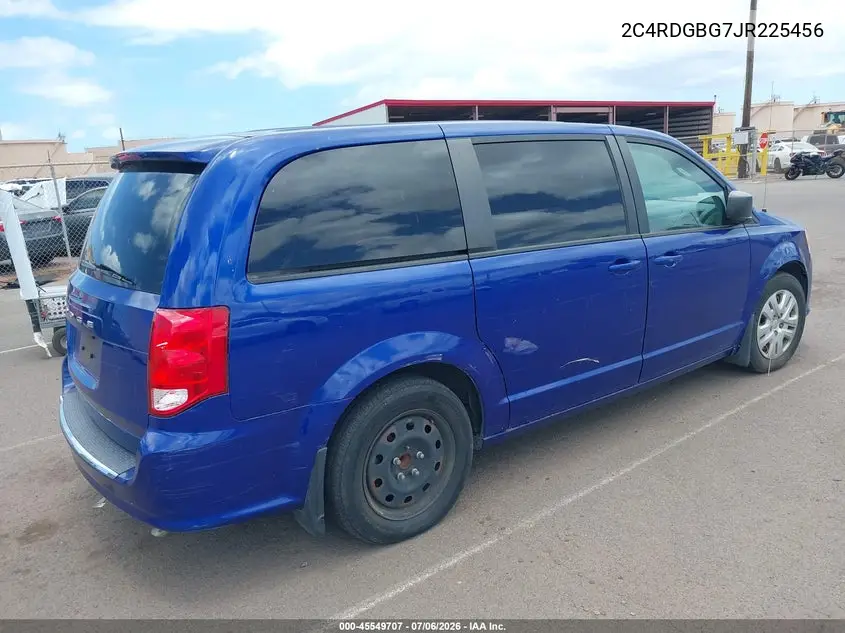 2018 Dodge Grand Caravan Se VIN: 2C4RDGBG7JR225456 Lot: 45549707
