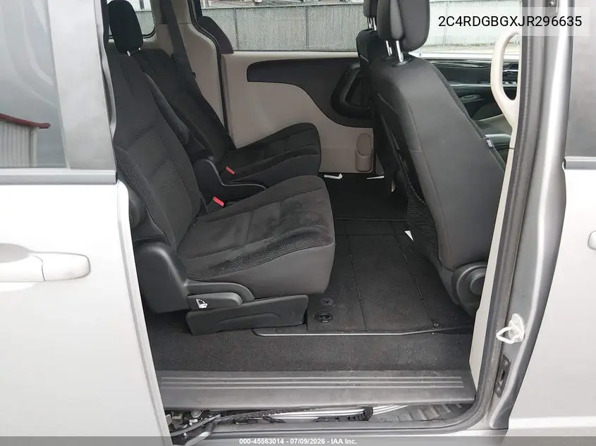 2018 Dodge Grand Caravan Se VIN: 2C4RDGBGXJR296635 Lot: 45563014