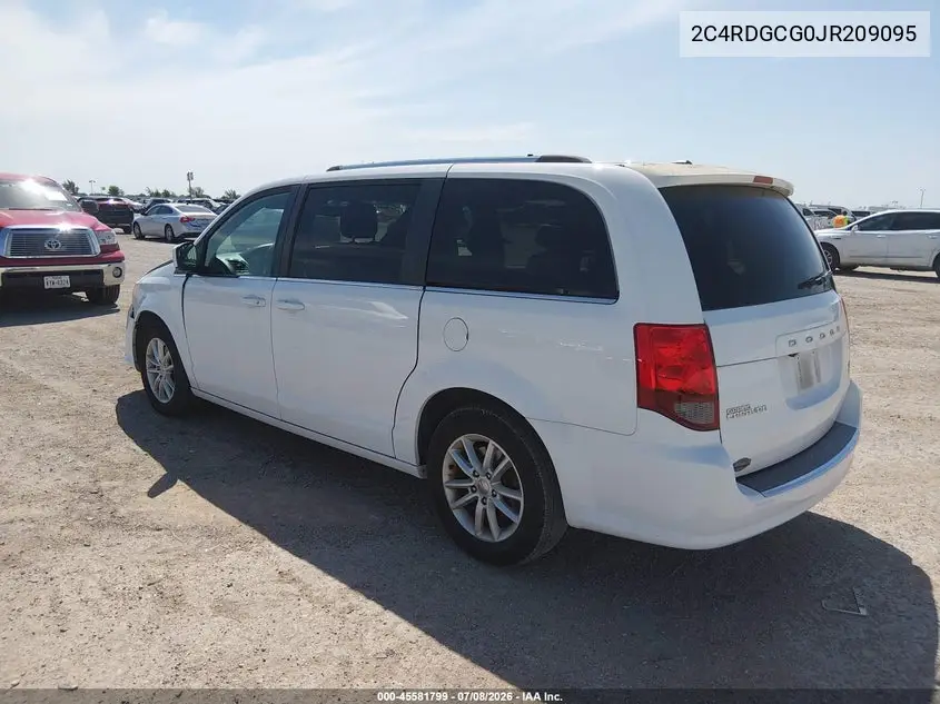 2018 Dodge Grand Caravan Sxt VIN: 2C4RDGCG0JR209095 Lot: 45581799