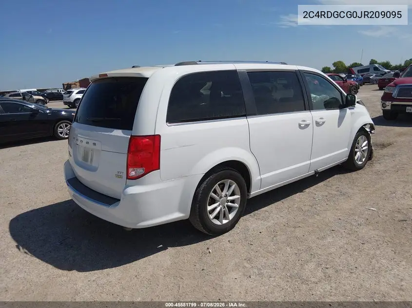 2018 Dodge Grand Caravan Sxt VIN: 2C4RDGCG0JR209095 Lot: 45581799