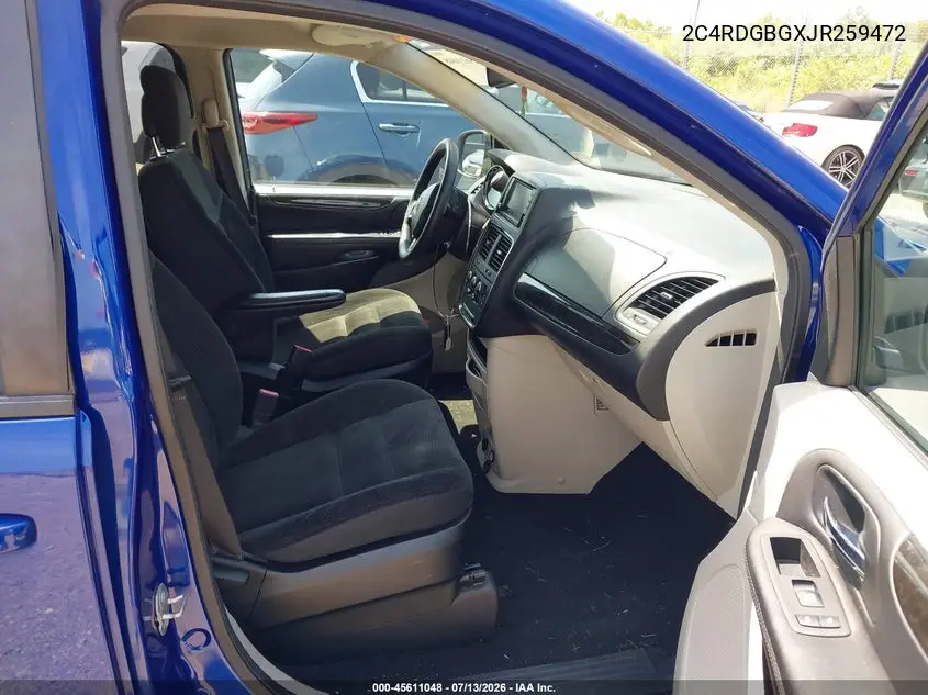 2018 Dodge Grand Caravan Se VIN: 2C4RDGBGXJR259472 Lot: 45611048