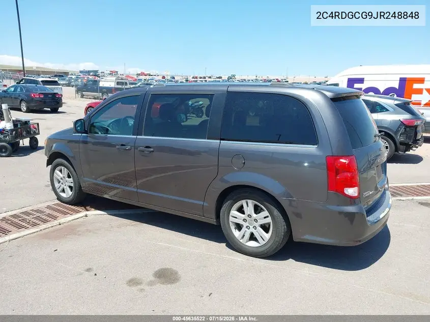 2018 Dodge Grand Caravan Sxt VIN: 2C4RDGCG9JR248848 Lot: 45635522