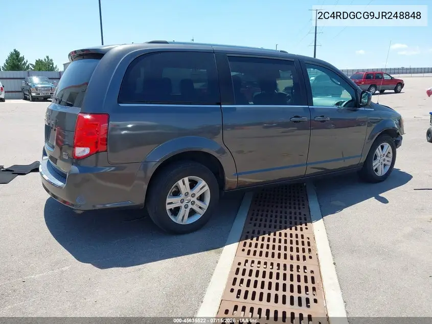 2018 Dodge Grand Caravan Sxt VIN: 2C4RDGCG9JR248848 Lot: 45635522