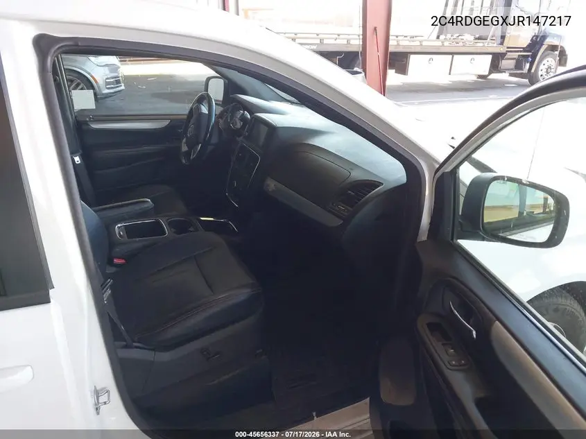 2018 Dodge Grand Caravan Gt VIN: 2C4RDGEGXJR147217 Lot: 45656337