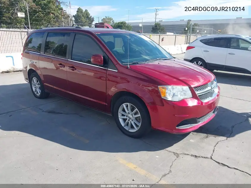 2018 Dodge Grand Caravan Sxt VIN: 2C4RDGCG9JR210214 Lot: 45687143