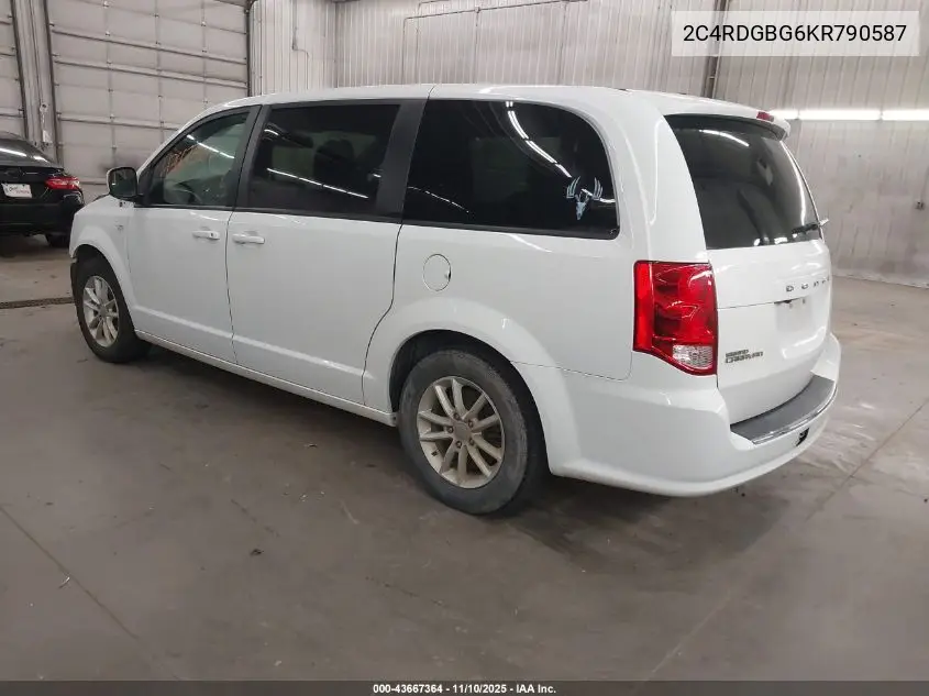 2C4RDGBG6KR790587 2019 Dodge Grand Caravan Se 35Th Anniversary Edition
