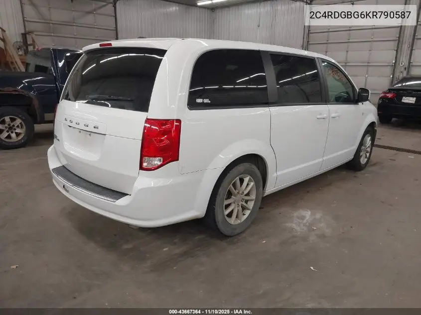 2C4RDGBG6KR790587 2019 Dodge Grand Caravan Se 35Th Anniversary Edition