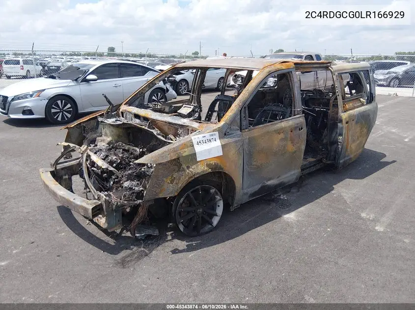 2020 Dodge Grand Caravan Sxt VIN: 2C4RDGCG0LR166929 Lot: 45343874