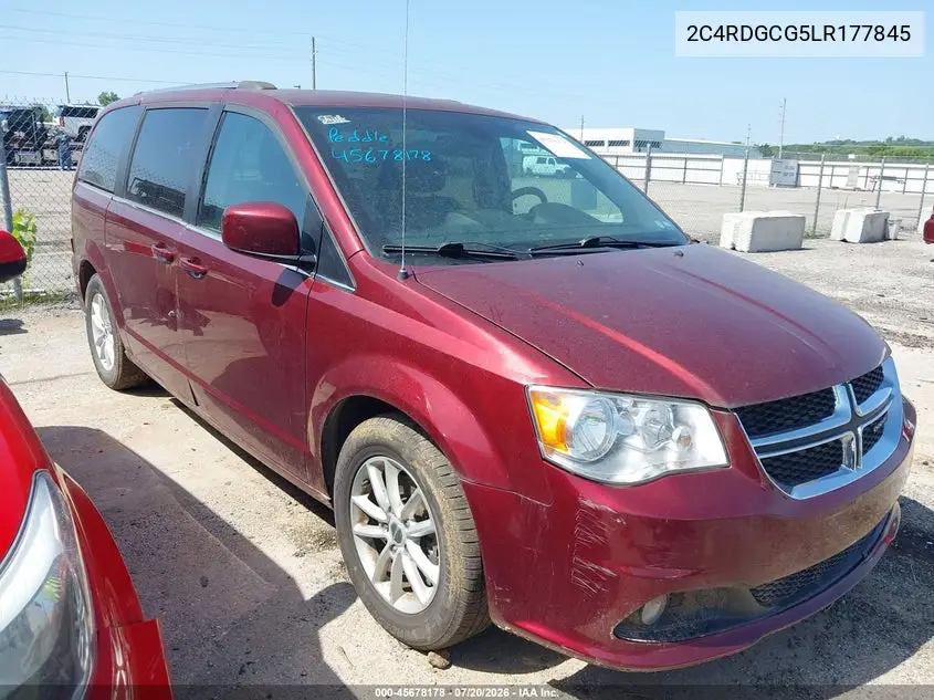 2020 Dodge Grand Caravan Sxt VIN: 2C4RDGCG5LR177845 Lot: 45678178