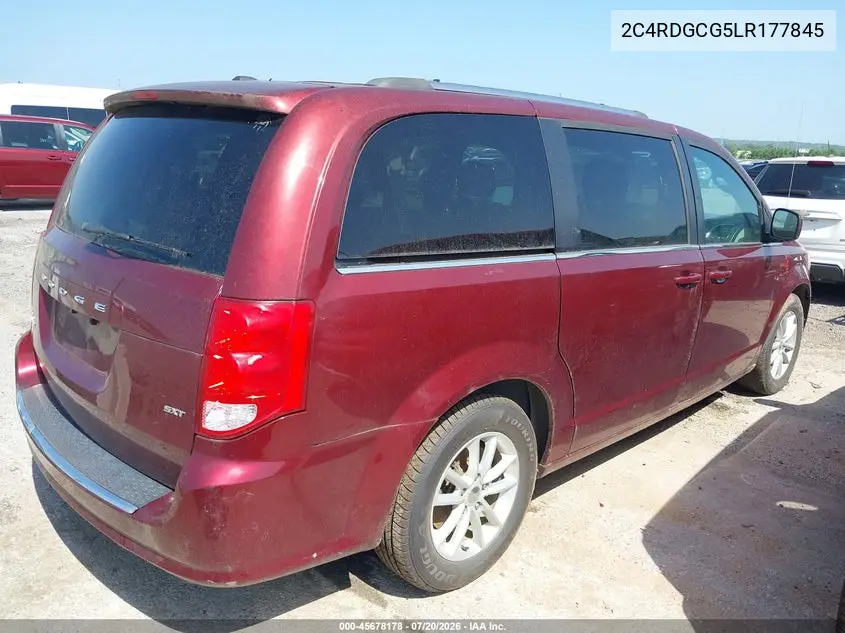 2020 Dodge Grand Caravan Sxt VIN: 2C4RDGCG5LR177845 Lot: 45678178