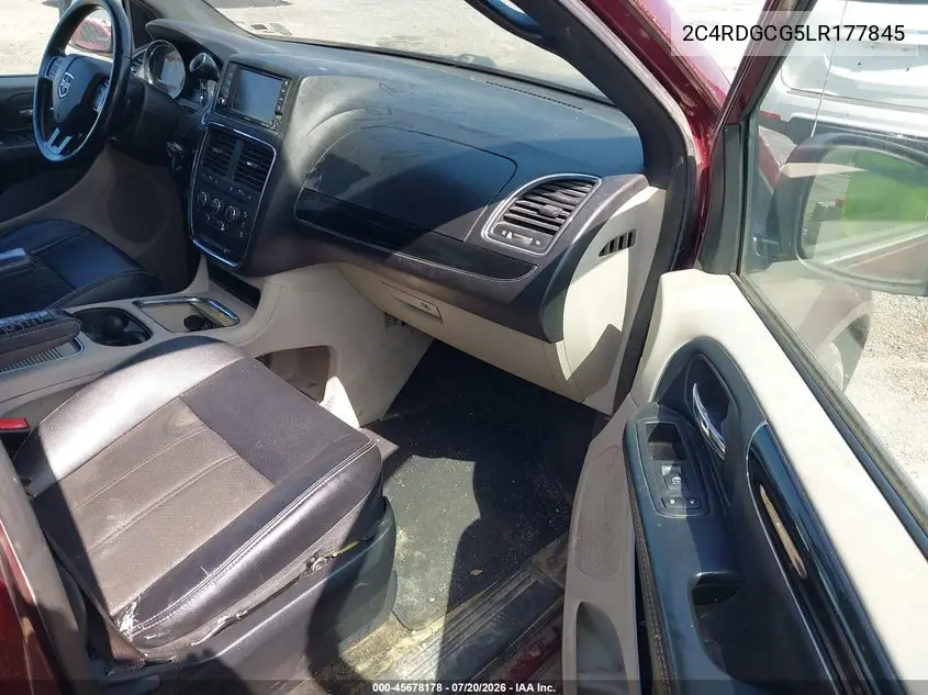 2020 Dodge Grand Caravan Sxt VIN: 2C4RDGCG5LR177845 Lot: 45678178