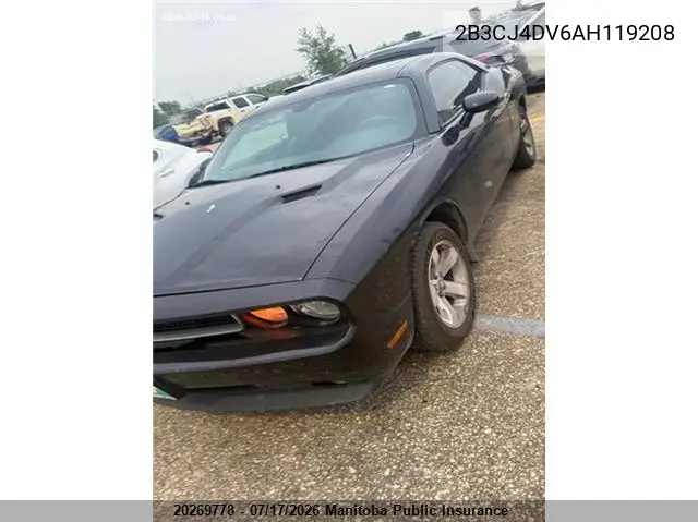 2010 Dodge Challenger Sxt VIN: 2B3CJ4DV6AH119208 Lot: 20269778