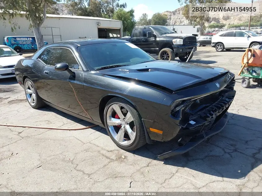 2010 Dodge Challenger Srt8 VIN: 2B3CJ7DW6AH154955 Lot: 45618464
