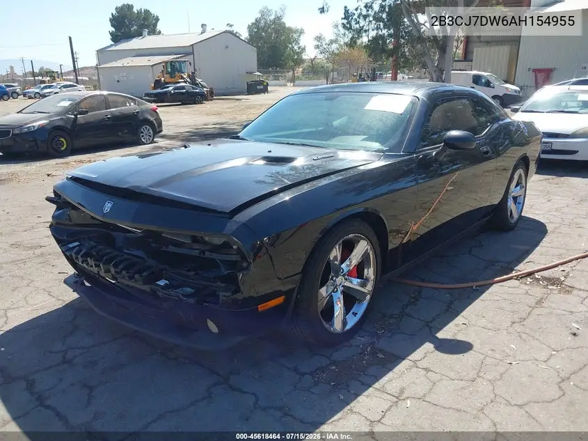 2010 Dodge Challenger Srt8 VIN: 2B3CJ7DW6AH154955 Lot: 45618464